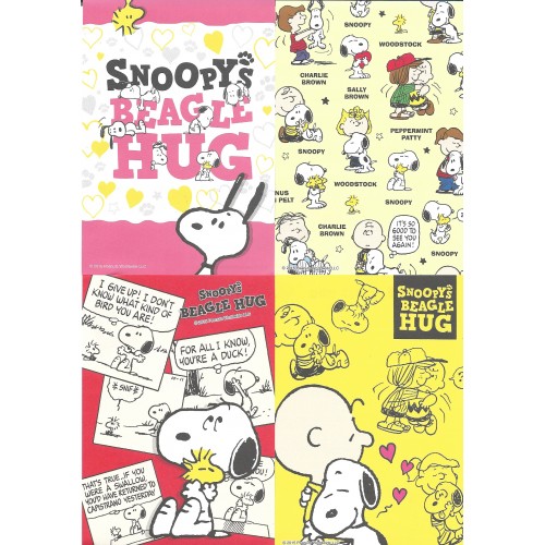 Ano 2015. Kit 8 Notas SNOOPY'S Beagle Hug