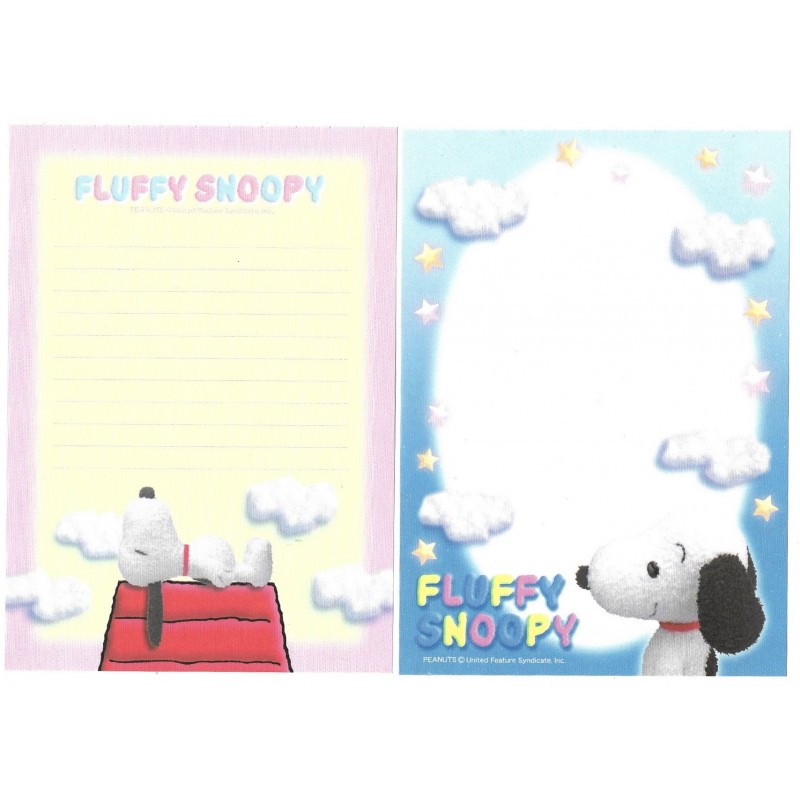 Kit 2 Notas Fluffy SNOOPY 2 Hallmark