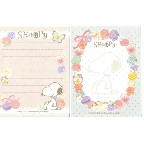 Kit 2 MEMOS SNOOPY Flowers