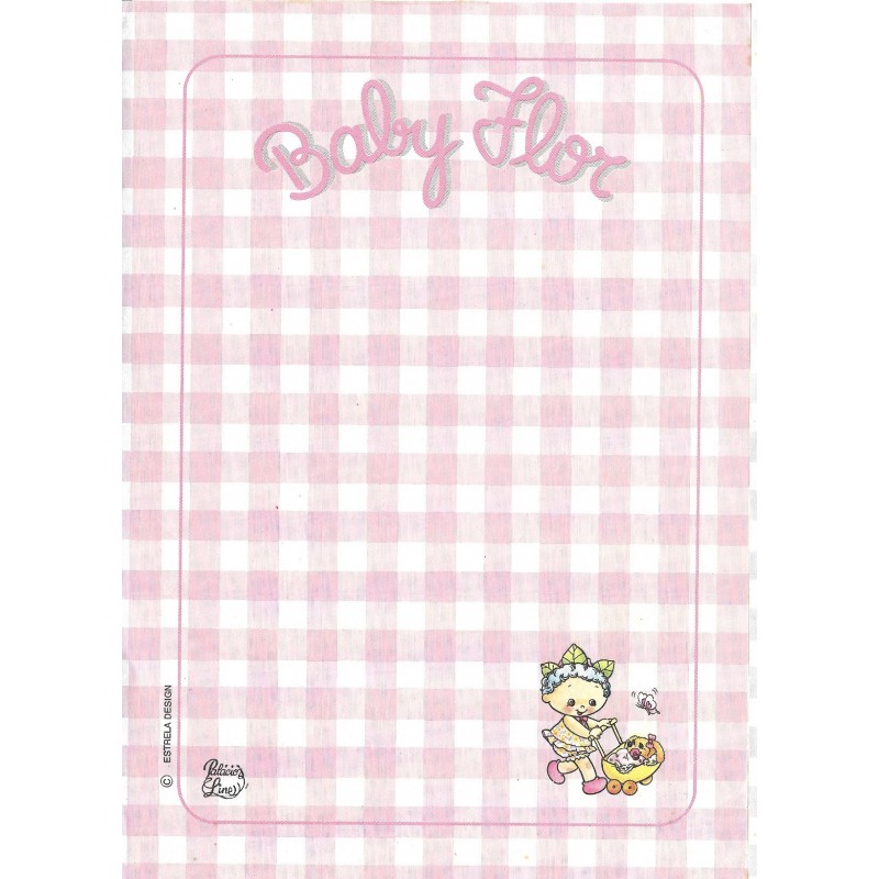 Papel de Carta Coleção Palacio's Line Baby Flor (CRS)