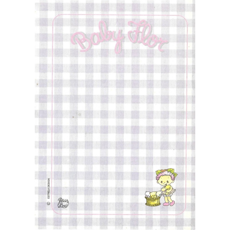 Papel de Carta Coleção Palacio's Line Baby Flor (CLL)
