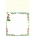 Conjunto de Papel de Carta Antigo Importado Mary May CAZ