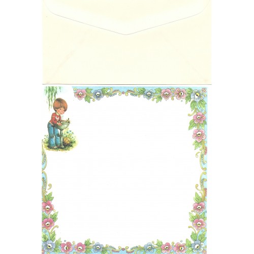 Conjunto de Papel de Carta Antigo Importado Mary May CAZ