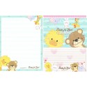 Ano 2014. Kit 2 Conjuntos Papel de Carta Suzy's Zoo 2