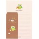 Conjunto de Papel de Carta Importado OWL (CBR) Letter Korea