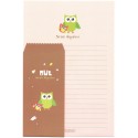 Conjunto de Papel de Carta Importado OWL (CBR) Letter Korea