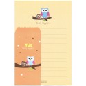 Conjunto de Papel de Carta Importado OWL (CLA) Letter Korea