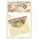 Conjunto de Papel de Carta Importado Vintage Label (CVD)