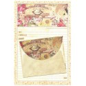 Conjunto de Papel de Carta Importado Vintage Label (CRE)