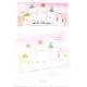 Conjunto de Papel de Carta Importado White Christmas Barunson