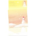 Conjunto de Papel de Carta Importado Snow Man Barunson