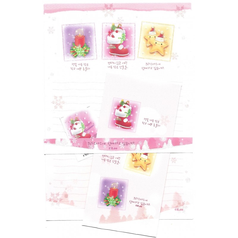 Conjunto de Papel de Carta Importado Christmas CRS - Z.Co