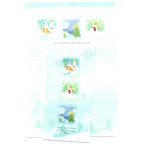 Conjunto de Papel de Carta Importado Christmas CAZ - Z.Co