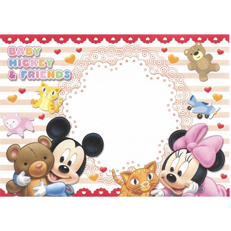 Kit 8 Envelopes AVULSOS Disney Baby Mickey & Friends Sun-Star