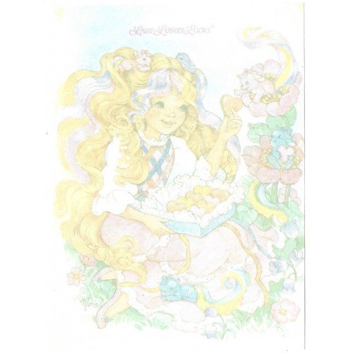 Papel de Carta Antigo M Lady Lovely Locks 2