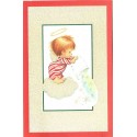 Notecard Antigo Importado Christmas 2 Ruth Morehead A.G.