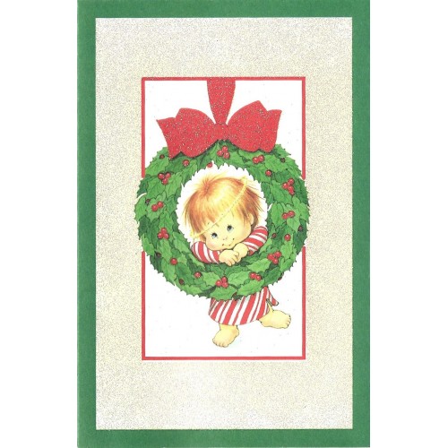 Notecard Antigo Importado Christmas 4 Ruth Morehead A.G.