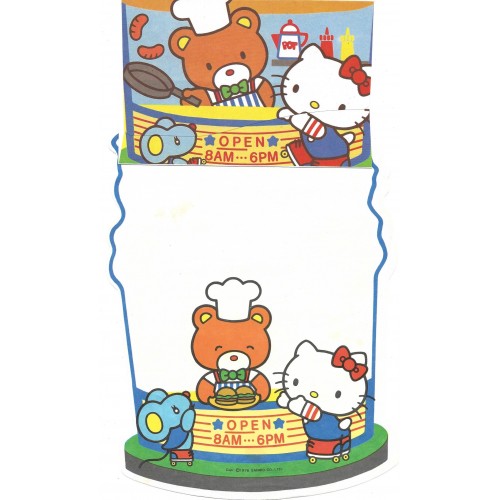 Conjunto de Papel de Carta Antigo Hello Kitty Hamburger (CRS) Yau-Lin