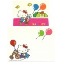 Conjunto de Papel de Carta Antigo Hello Kitty & Bike Médio