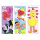 Kit 9 Mini-Cartões de Mensagem Valentines Importado Sesame Street