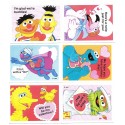 Kit 6 Mini-Cartões de Mensagem Valentines Importado Sesame Street