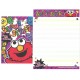 Ano 2012. Kit 4 Conjuntos de Papel de Carta Sesame Street COLORFUL