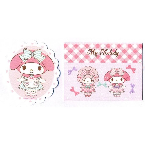 Ano 2016. Conjunto de Mini Papel de Carta My Melody Sanrio