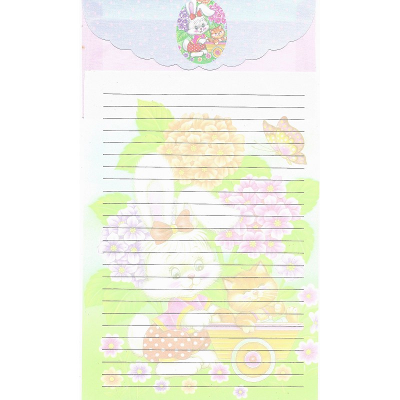 Conjunto de Papel de Carta Antigo Importado LP18003 A YANG