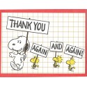 Notelette ANTIGO Snoopy Thank You (CVM) Hallmark Crown