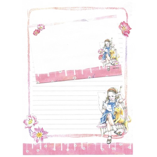 Conjunto de Papel de Carta Shinn Jee Menininha PB180166-2