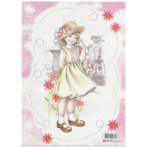 CAPA & Conjunto de Papel de Carta Shinn Jee Menininha PB180166-9