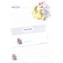 Conjunto de Papel de Carta Importado Happy Teddy CBR3 Ido