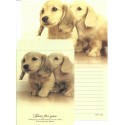 Conjunto de Papel de Carta Importado Happy Time Dog 1