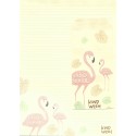Conjunto de Papel de Carta Importado Flamingo 2