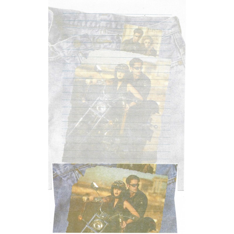 Conjunto de Papel de Carta Antigo Importado DASEN 3034C