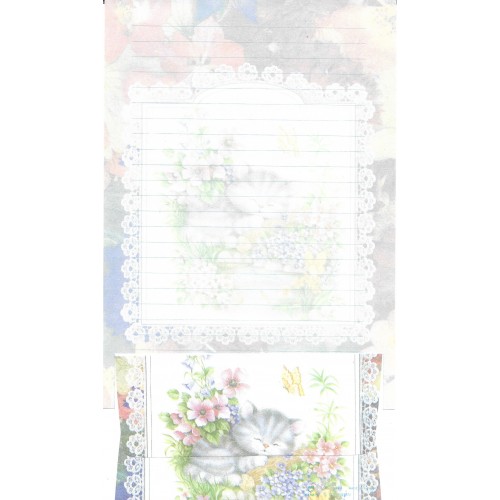 Conjunto de Papel de Carta Antigo Importado DASEN 3039A