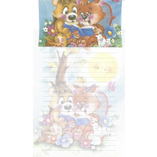 Capa & Conjunto de Papel de Carta Antigo Importado DASEN 3030B