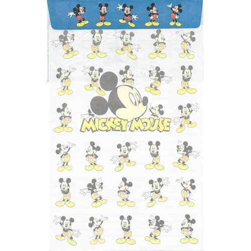 Conjunto de Papel de Carta Antigo Mickey Mouse CAZ Clarinho