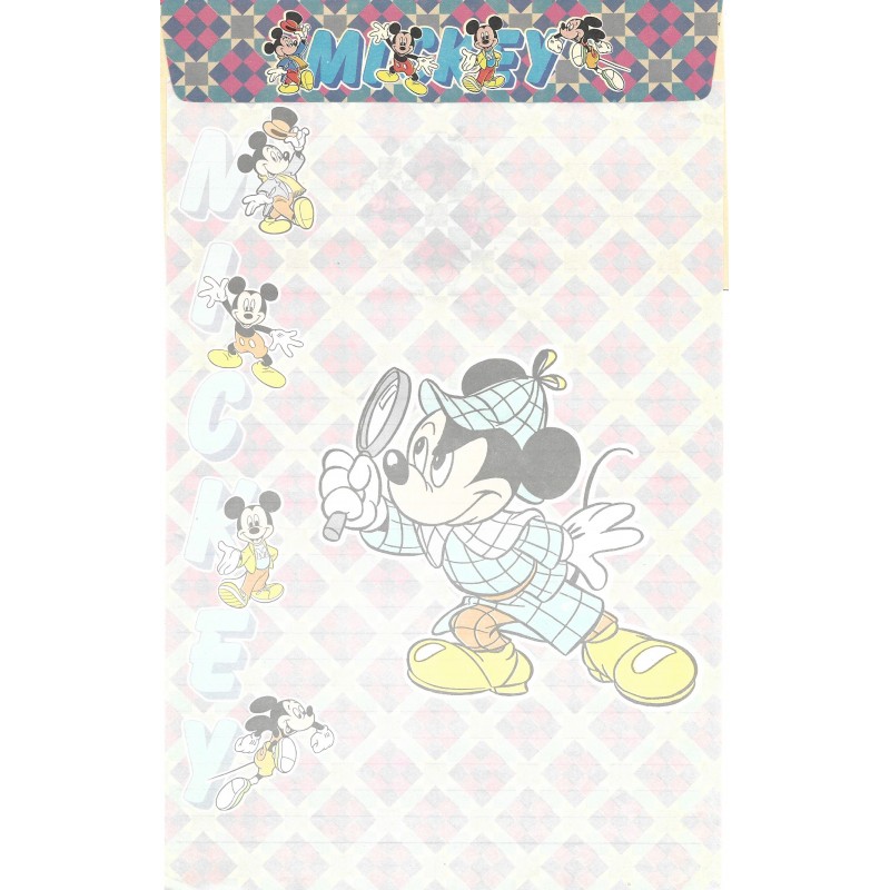 Conjunto de Papel de Carta ANTIGO Mickey Mouse CLL Clarinho