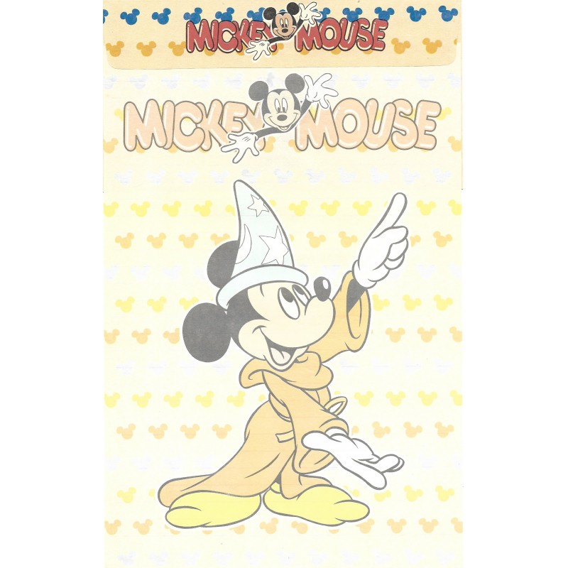 Conjunto de Papel de Carta ANTIGO Mickey Mouse CAM Clarinho