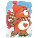 Notecard Cartão Care Bears Ursinhos Carinhosos Christmas2 Carlton