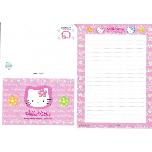 Ano 1997. Postal Hello Kitty Perky Vintage Sanrio