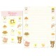 Kit 4 Conjuntos de Papel de Carta Rilakkuma BAKERY - San-X