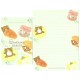 Kit 4 Conjuntos de Papel de Carta Rilakkuma BAKERY - San-X