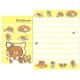 Kit 4 Conjuntos de Papel de Carta Rilakkuma & Cute Cats - San-X
