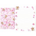 Kit 4 Conjuntos de Papel de Carta Rilakkuma Sakura - San-X