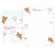 Kit 4 Conjuntos de Papel de Carta Rilakkuma with Heart - San-X