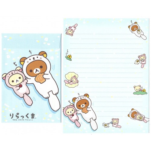 Kit 4 Conjuntos de Papel de Carta Rilakkuma - San-X