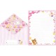 Kit 4 Conjuntos de Papel de Carta Rilakkuma Candy F1 - San-X