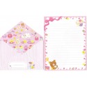 Kit 4 Conjuntos de Papel de Carta Rilakkuma Candy F1 - San-X